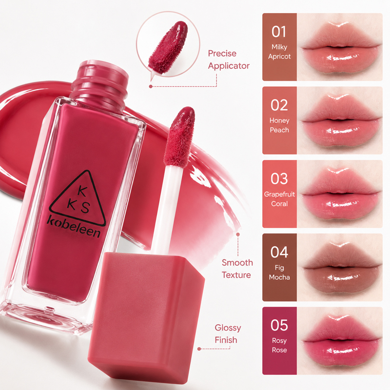 Lip Tint Korean - Gloss à lèvres hydratant K-Beauty Juicy