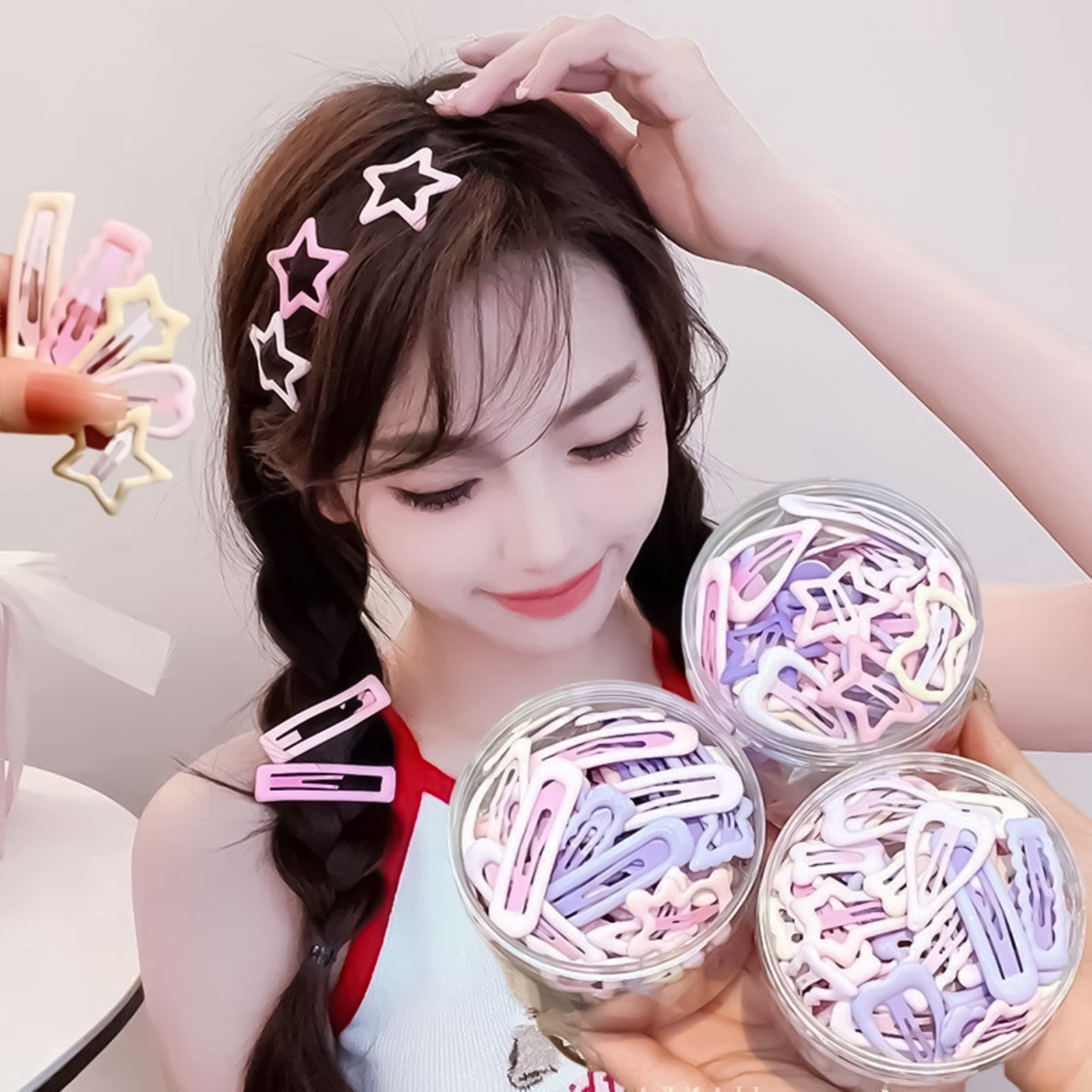 Korean Daily Lifestyle - Épingles à cheveux de style doux,
